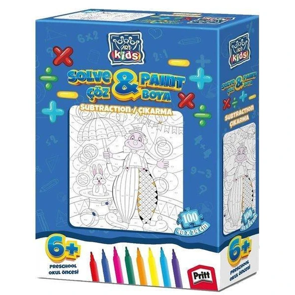 Art Kids Çöz Boya / Çıkarma 5847
