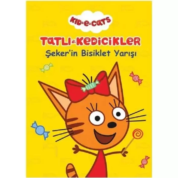Tatlı Kedicikler Hikaye Kitabı Şeker İn Bisiklet Yarışı 20x28 6 YP