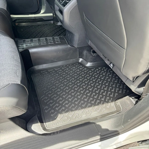 Rizline Volkswagen Tayron 2024 Ve Sonrası 3D Paspas ve Alt Bagaj Havuzu Set - Resim 3