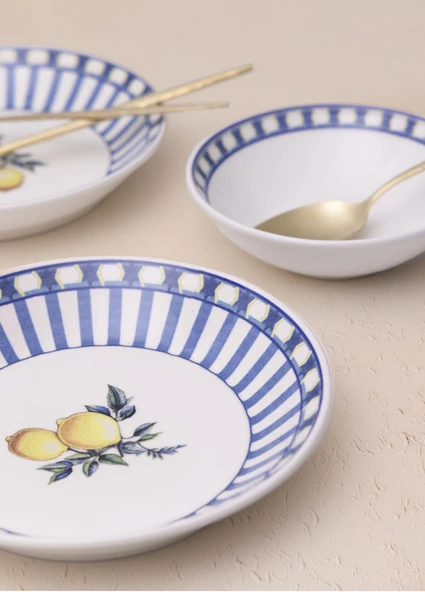 The Mia Odore Di Limone Yemek Tabağı 6lı Set 20 cm - Resim 4