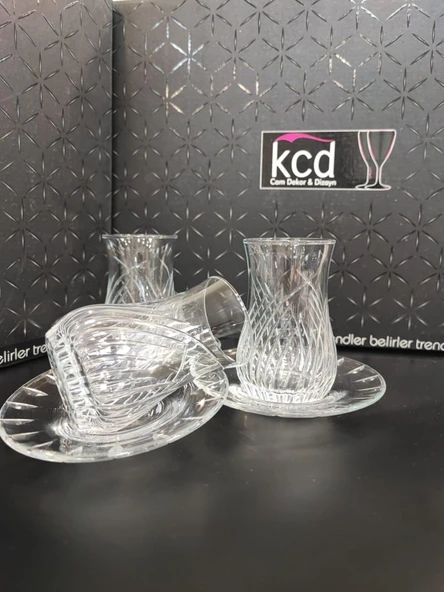 Kcd 3858S 6 Kişilik 12 Parça Çay Seti