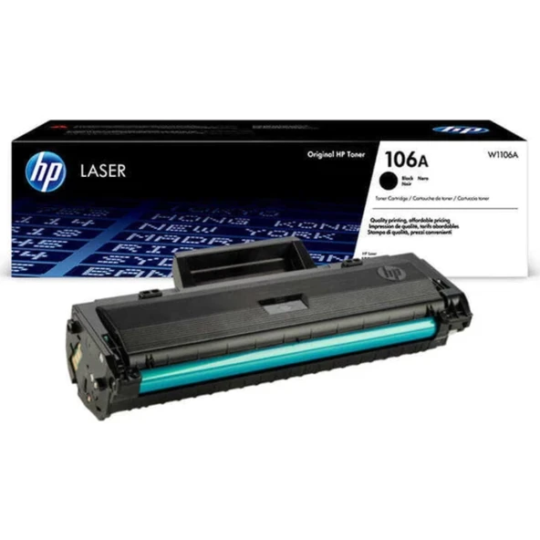 HP 106A W1106A M107,MFP 135,MFP 137 orijinal Toner