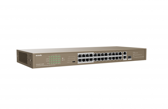 TENDA TEF1126P-24-250W 24PORT 10/100 YÖNETİLEMEZ POE SWITCH - 3