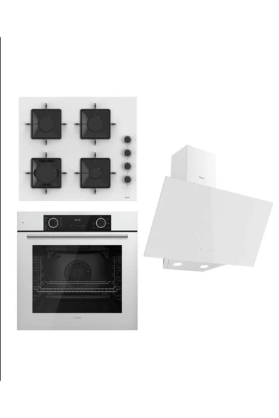 Ferre Fryart Ss Serisi Beyaz Set (ss206 Xe63cb D078 ) - Kare Emaye Izgara ürün görseli