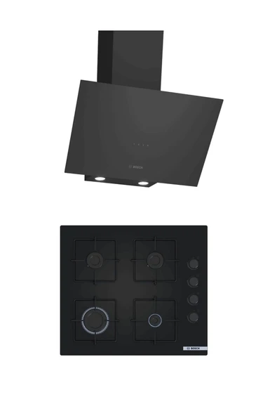 Bosch Siyah 2 li Ankastre Set 321 ( DWK64PJ60T - POP6C6P30O ) ürün görseli