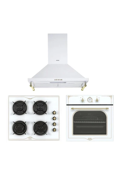 Vestel Beyaz Rustik Set (AF-7688 RB AO-6104 YRB AD 60041 RB) ürün görseli