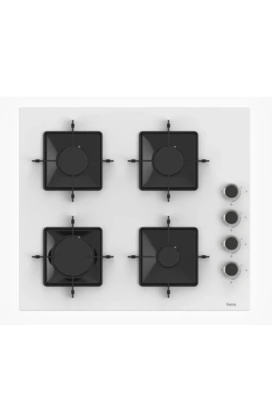 Ferre Fryart Ss Serisi Beyaz Set (ss206 Xe63cb D078 ) - Kare Emaye Izgara - Resim 3
