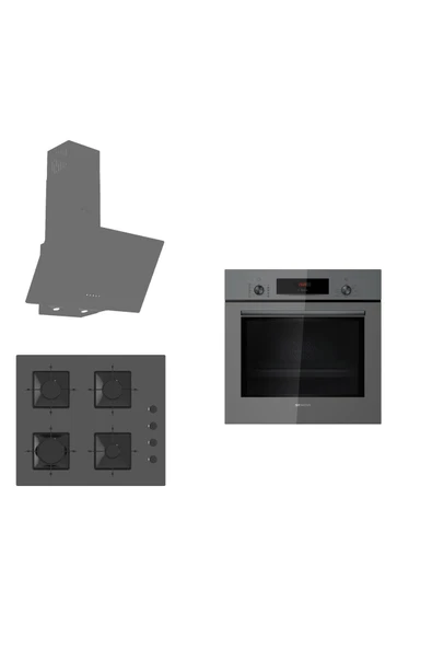 Siemens & Ferre Grion 3 lü Ankastre Set ( HB514FBH2T- SS208 - D088 ) ürün görseli