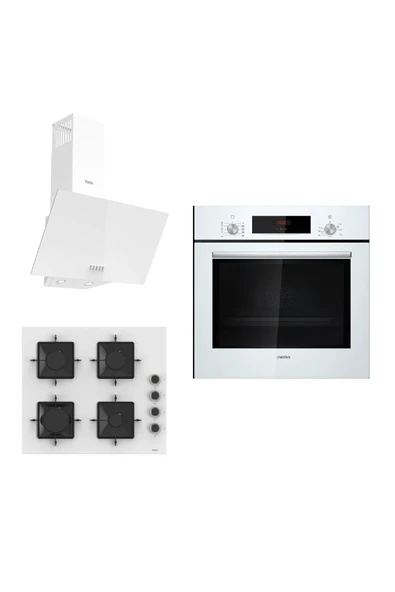 Siemens & Ferre Podence 3 lü Ankastre Set ( HB012FBW1T - SS206 - D087 ) - 1