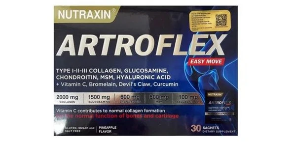 NUTRAXIN ARTROFLEX EASY MOVE SASE 30 ADETLIK AMBALAJ