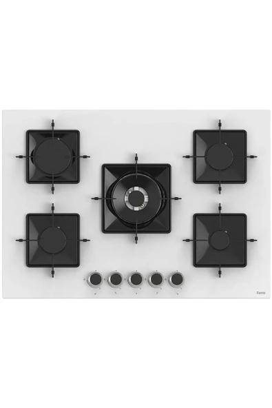 Bosch & Ferre Large Whiteline 3 lü Ankastre Set ( HBF512BW1T - SS036 - D087 ) 75 cm Ocak - 4