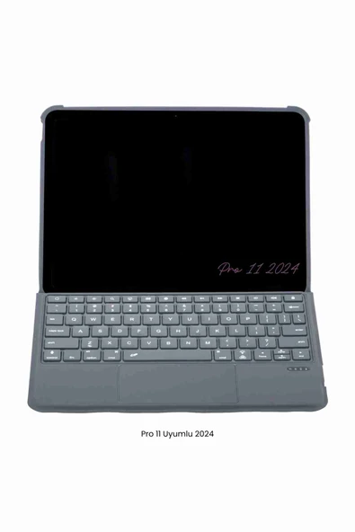 iPad Pro 11 2024 Uyumlu Katanya 360° Manyetik Standlı Ledli Touchpadli Klavyeli Tablet Kılıfı ürün görseli 1