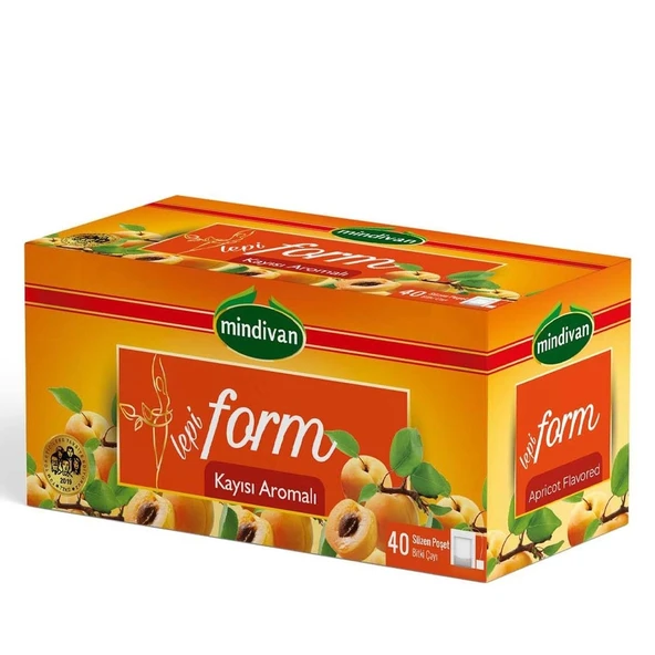 Lepi Form Kayısı Aromalı Çay 40'lı ( Diet Destek Ürünü )