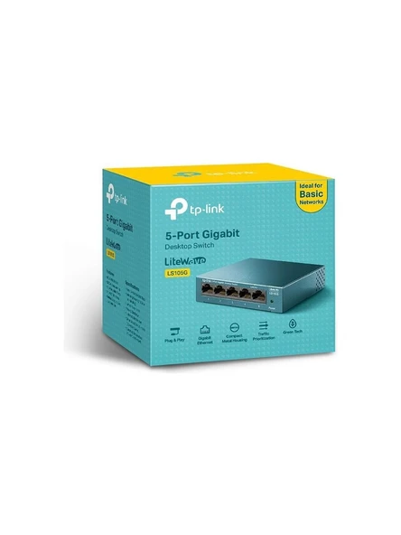 TP-Link LS105G 5 Port 10/100/1000 Mbps Gigabit Switch