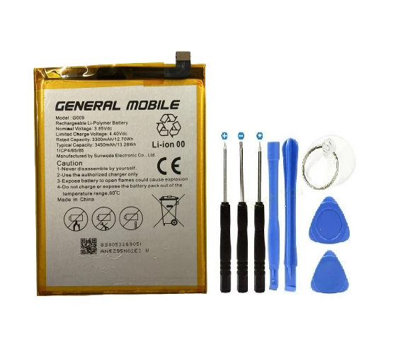 General Mobile GM9 Plus Pil Batarya G009+Tamir Seti ürün görseli