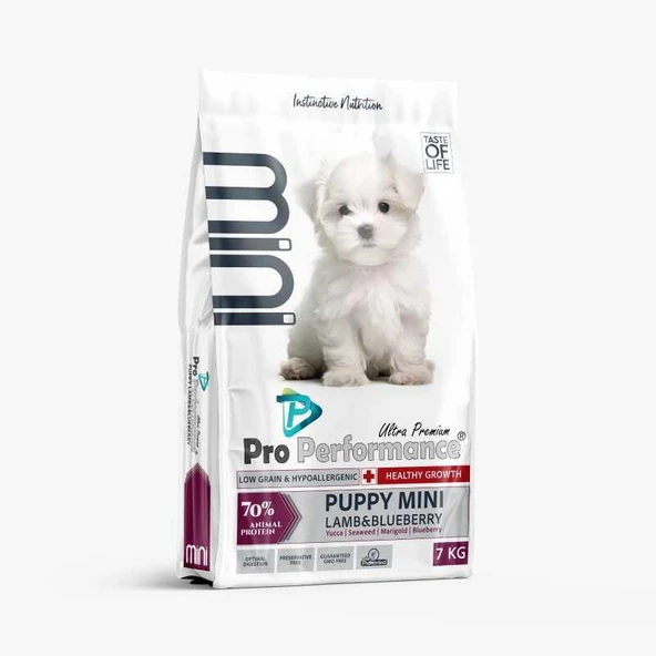 Pro Performance Yavru Mini Irk Kuzu Etli ve Yaban Mersinli Köpek Maması 7 kg