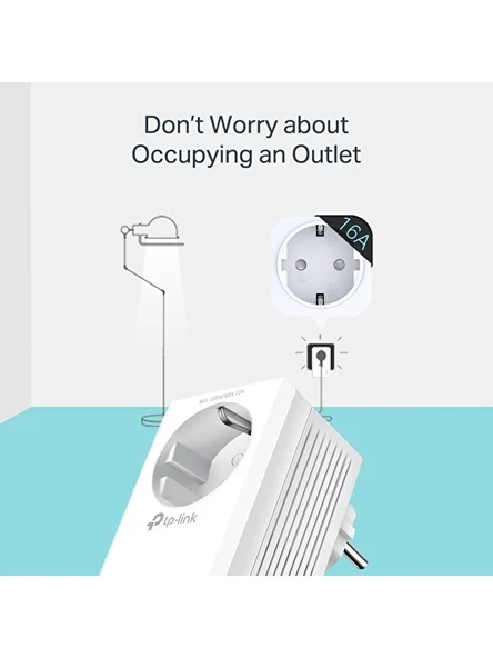 TP-Link TL-WPA7617 KIT, AC1200 Mbps AV1000 Gigabit Kablosuz Powerline Adaptör Kiti - 5