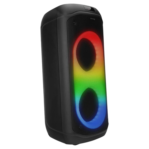 Microlab M61 80W 2 Adet Vhf Mikrofonlu Bluetooth Destekli Siyah Profesyonel Ses Sistemi - 2