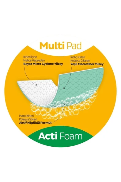 Sleepy Easy Clean Süper Yağ Çözücü&kireç Sökücü Yüzey Temizlik Havlusu&mendili 4x30 (120 YAPRAK) - Resim 5