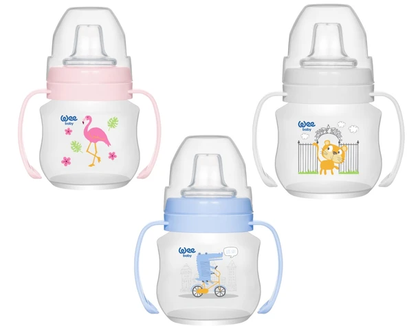 Wee Baby Akıtmaz Kulplu PP Antikolik Bardak 125 ml 753