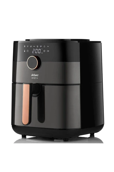 Arzum AR2074(AR2091)-B Airtasty XL Yağsız Fitöz Airfryer, 6 Litre Kapasite, Bakır