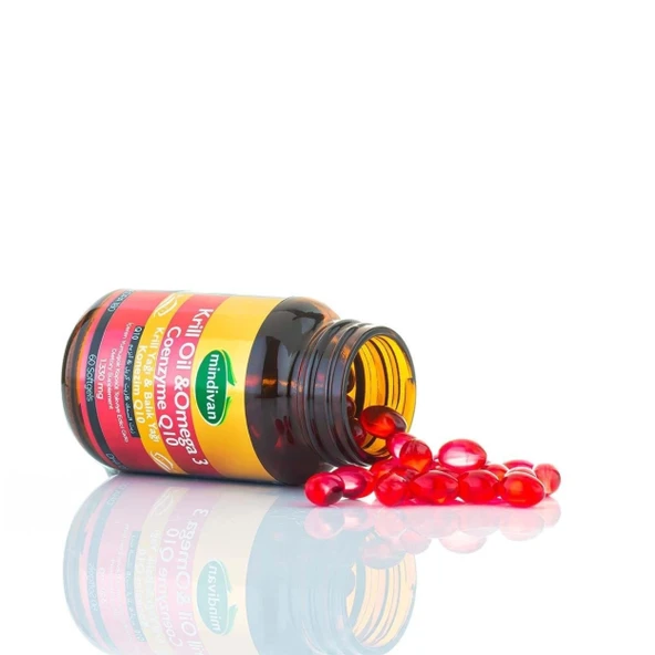 Krill Oil & Omega 3 & Coenzyme Q10 500 Mg 60 Kapsül - Resim 3