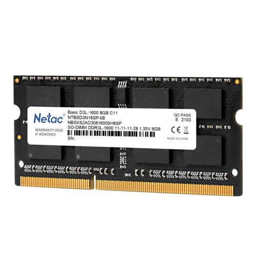 Netac Ram Nb 8Gb Ddr3 1600Mhz Ddr3L 1.35V Sodım - 2