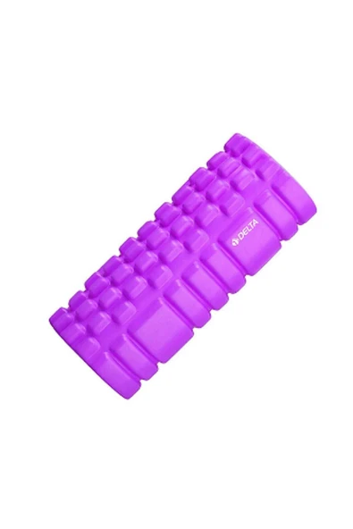 Delta Yüksek Yoğunlukta Orta Sert Deluxe Foam Roller Masaj Köpüğü Pilates Masaj Rulosu-MOR