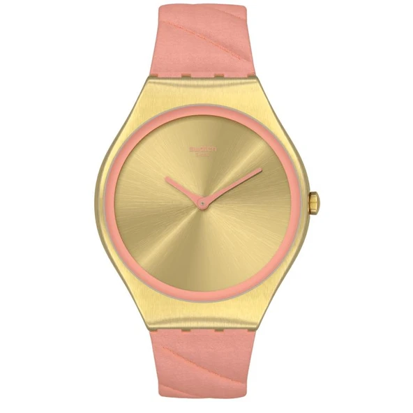 SYXG114 Swatch Blush Quilted Bayan Kol Saati - 1
