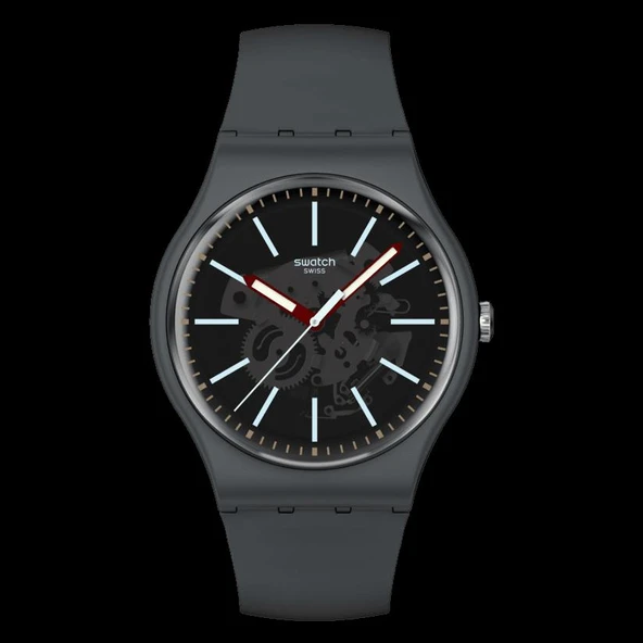 SO29A101 Swatch Cobblestone Street Erkek Kol Saati - Resim 2