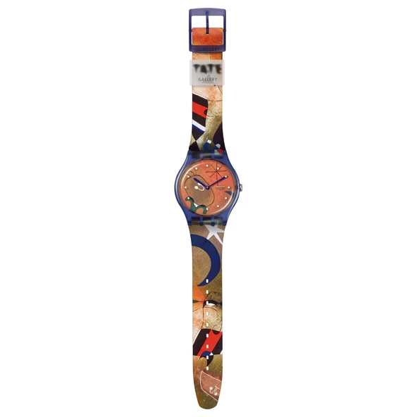 SO29Z136 Swatch Miro's Women & Bird in the Moonlight Unisex Kol Saati - Resim 2