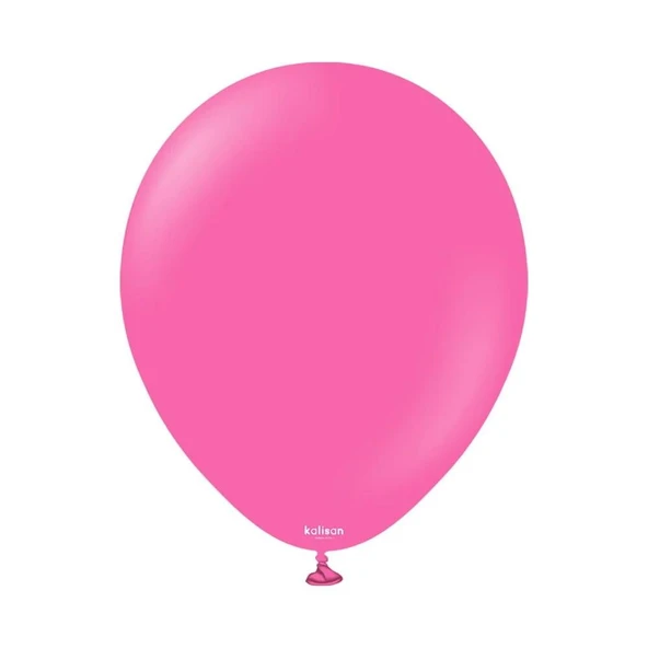 Gemar Doğum Günü Organizasyon Parti Balon - 33 Cm. - Koyu Pembe Fuşya Renk - 100 Adet - Resim 2