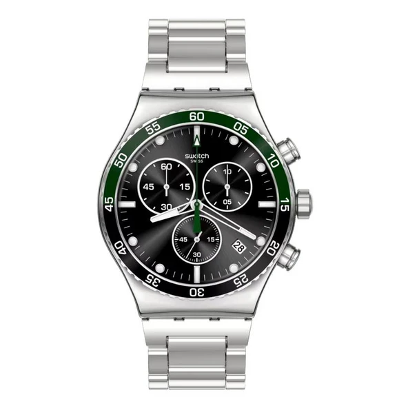 YVS506G Swatch Dark Green Irony Erkek Kol Saati ürün görseli 1