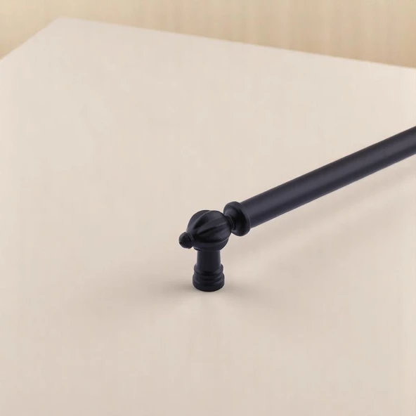 Defne Metal Siyah Kulp 128 mm Mobilya Çekmece Mutfak Dolabı Dolap Kapak Kulpları Kulb Kulpu - 7