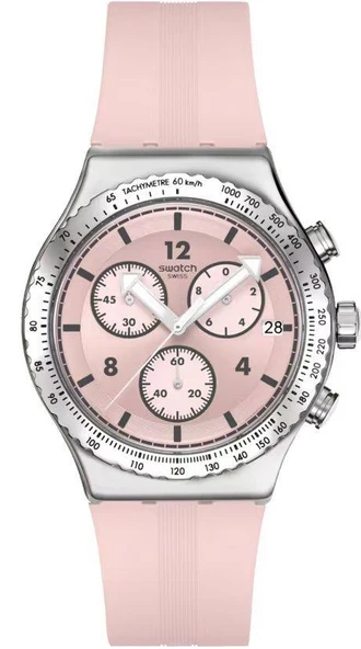 YVS532 Swatch Poppingly Pink Bayan Kol Saati - 1