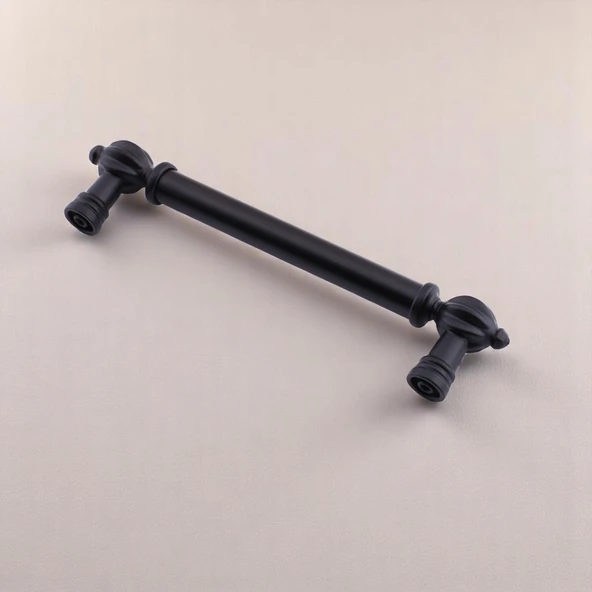 Defne Metal Siyah Kulp 128 mm Mobilya Çekmece Mutfak Dolabı Dolap Kapak Kulpları Kulb Kulpu - 3