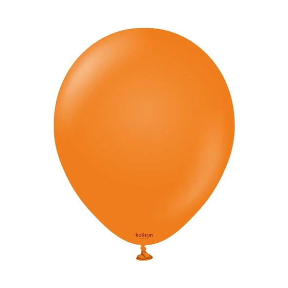 Gemar Doğum Günü Organizasyon Parti Balon - 33 Cm. - Turuncu Renk - 100 Adet - Resim 2