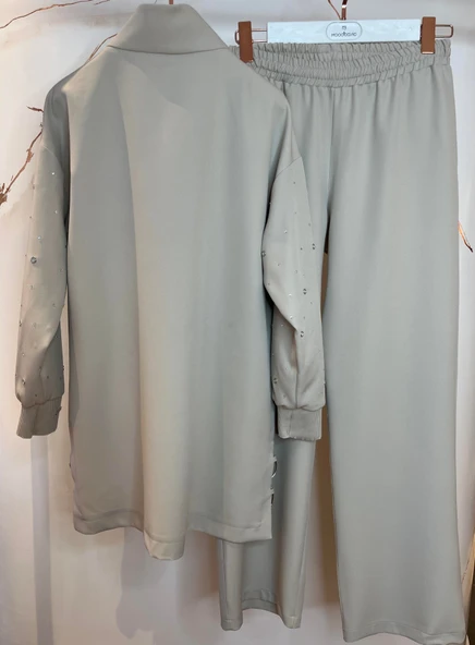 HALKA AKSESUARLI KUŞ GÖZLÜ TAKIM - 5