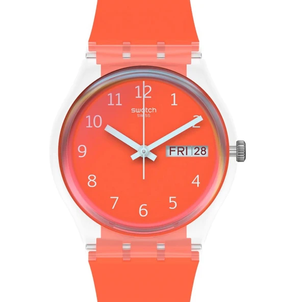 GE722 Swatch Red Away Bayan Kol Saati