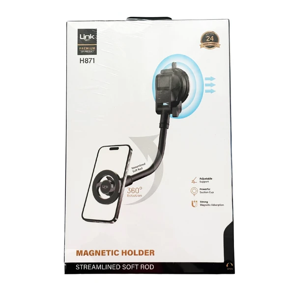 LinkTech H871 Premium Vantuzlu Araç İçi Telefon Tutucu - 2