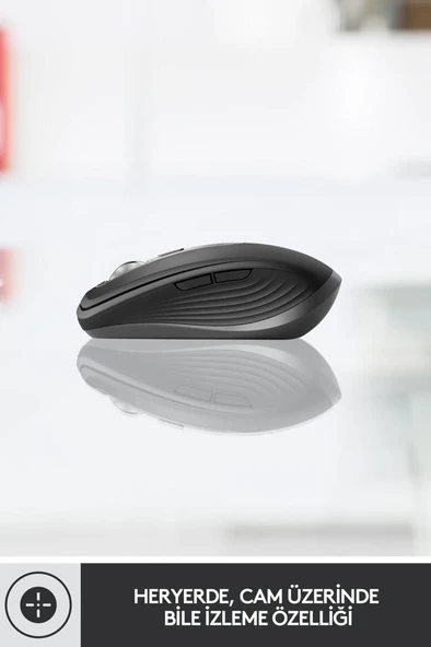Logitech MX Anywhere 3 910-005988 Siyah Şarjlı Lazer Kablosuz Mouse Outlet - Resim 3
