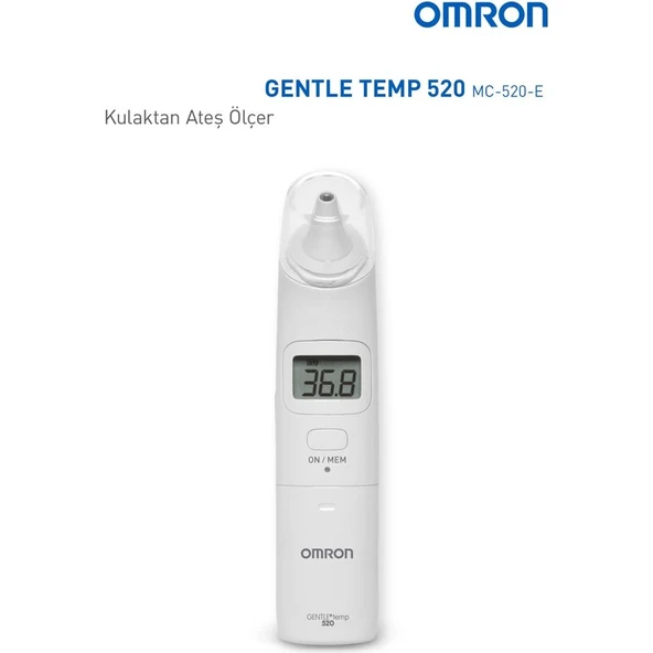 OMRON MC-520-E KULAKTAN ATEŞ ÖLÇER DERECE - 2
