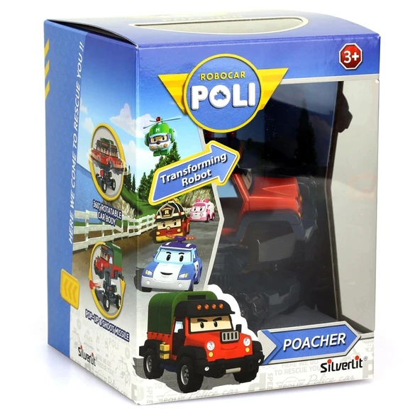Nessiworld Robocar Poli Poacher Hareketli Figür - 2