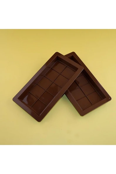 2 Adet Meşhur Dubai Çikolatası Kalıbı Silikon Çikolata Kalıbı Bpa Free İçermez Sağlığa Uygun - 6