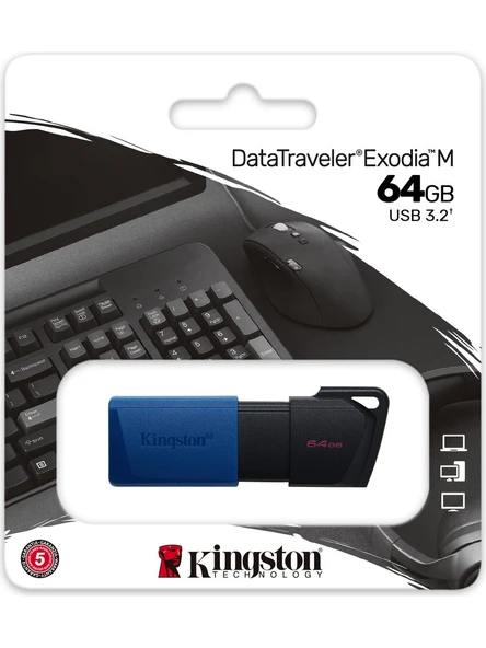 Kingston DataTraveler Exodia DTXM/64 64 GB Flash Bellek