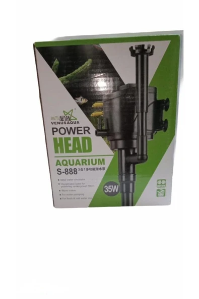 Venus Aqua S-888 Akvaryum Yedek Tepe Filtresi 2500l/h 35w