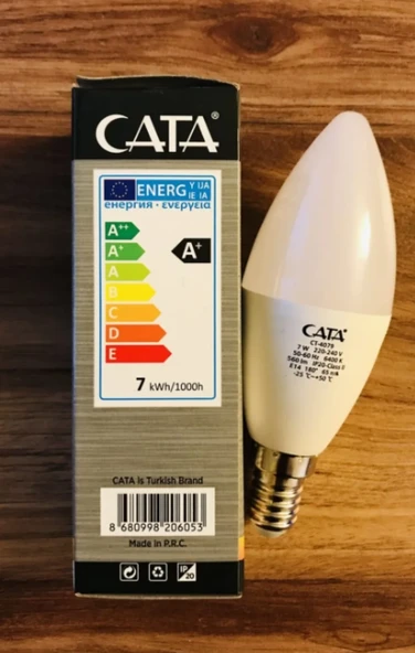 CATA 7W LEDLİ BUJİ AMPUL ( BEYAZ ) - 6