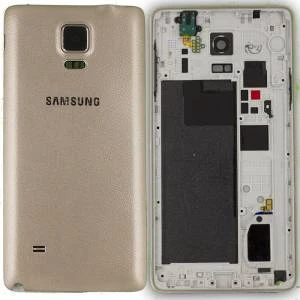 Samsung Galaxy Note 4 SM-N910 Kasa Kapak Gold - 2