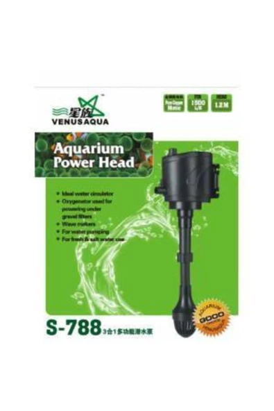 Venus Aqua S-788 Akvaryum Yedek Akvaryum Filtresi 1500l/h 25w - 2