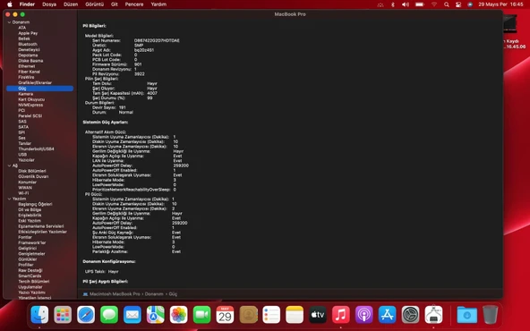Tamirhane İstanbul Bilişim  Apple MacBook Pro A1706 Touch Bar - 8